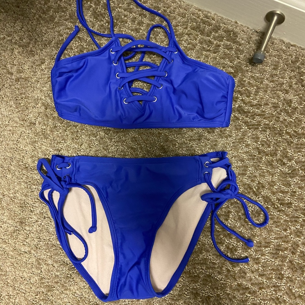 royal blue bikini